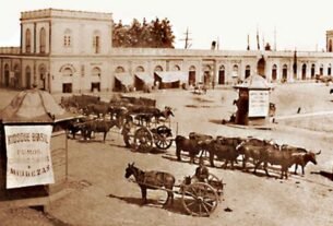 Mercado Público de Porto Alegre fotografado por Luiz Terragno em 1875, ilustrando artigo A consolidação da fotografia no Rio Grande do Sul.